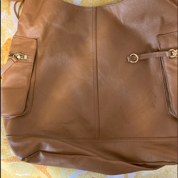 Tan Leather Shoulder Bag by Linea Pelle - Picture 3 of 3